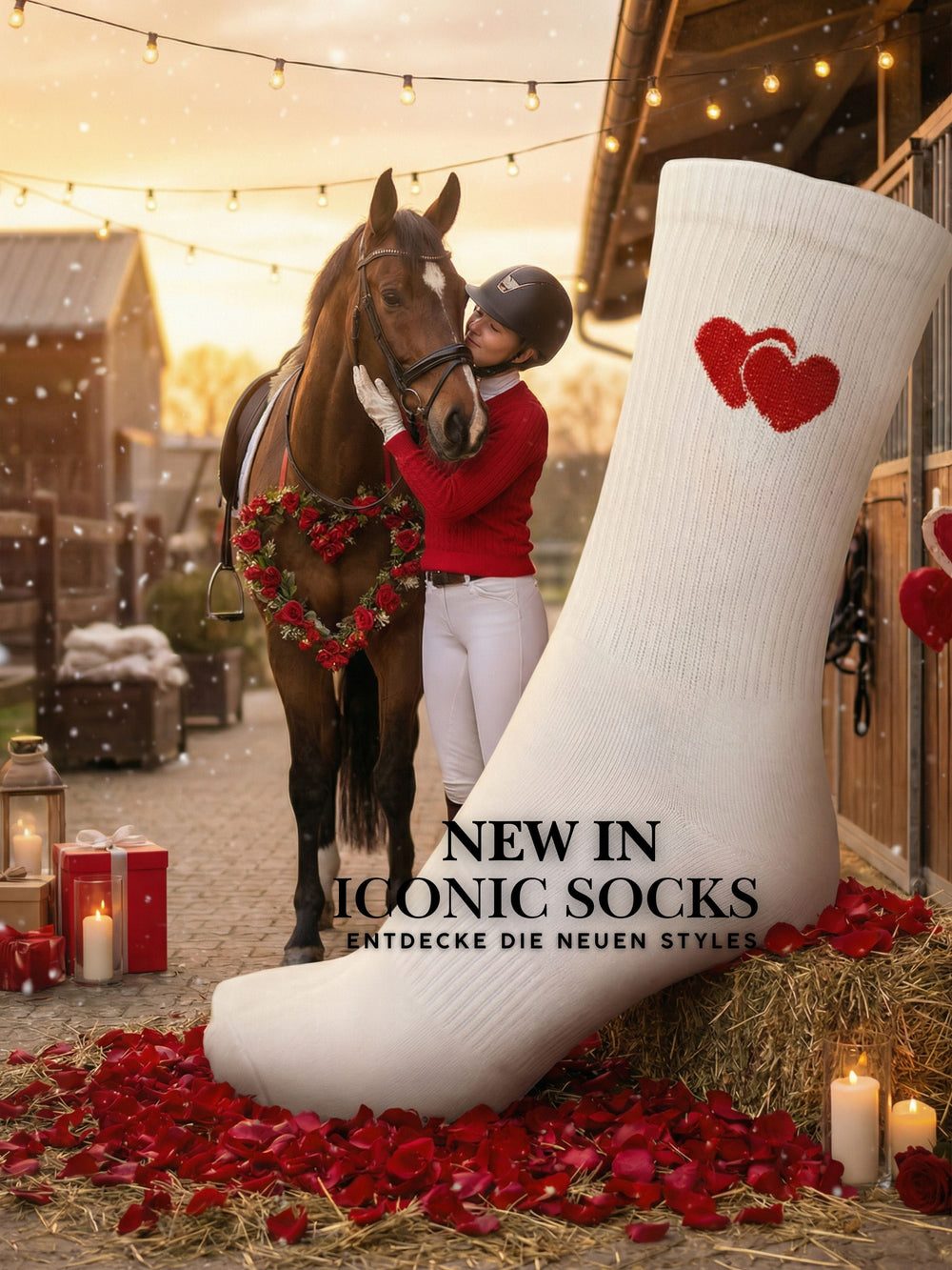 Sports socks - Two hearts icon