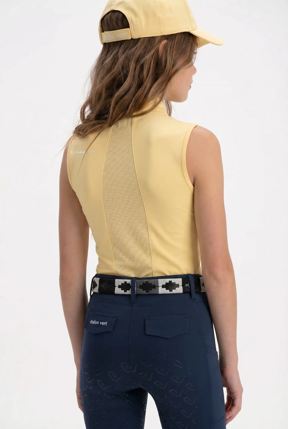 Star Gold Sleeveless Mesh - Butter Yellow - Young Riders