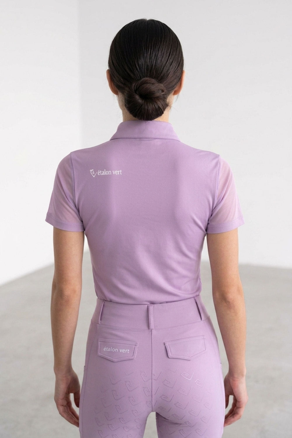Star Gold Short Sleeve Mesh - Lavender
