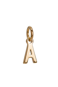 Charm - Buchstaben - Gold