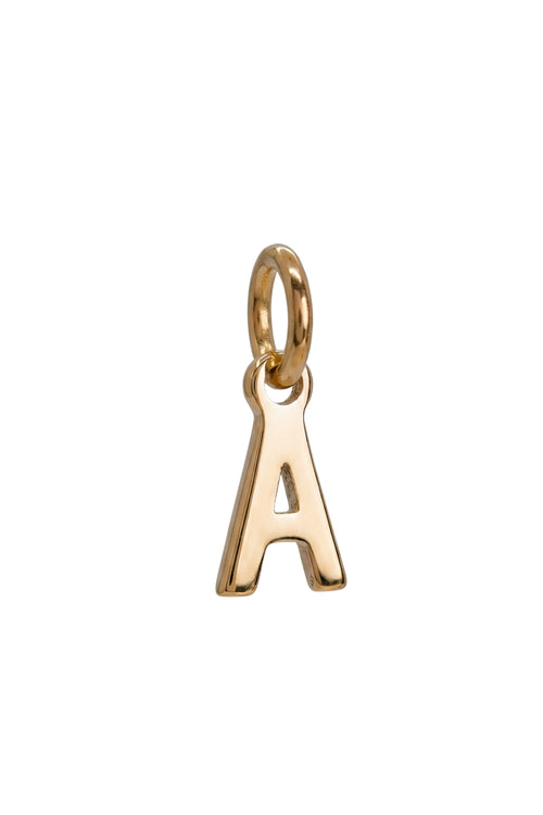 Charm - Buchstaben - Gold