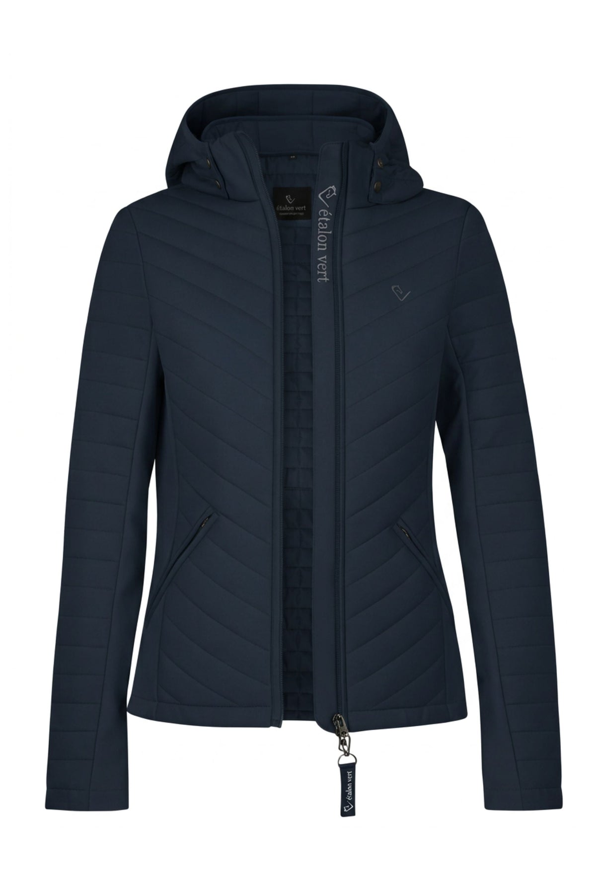 Cassini 3.0 Steppjacke Navy – geöffnete Ansicht