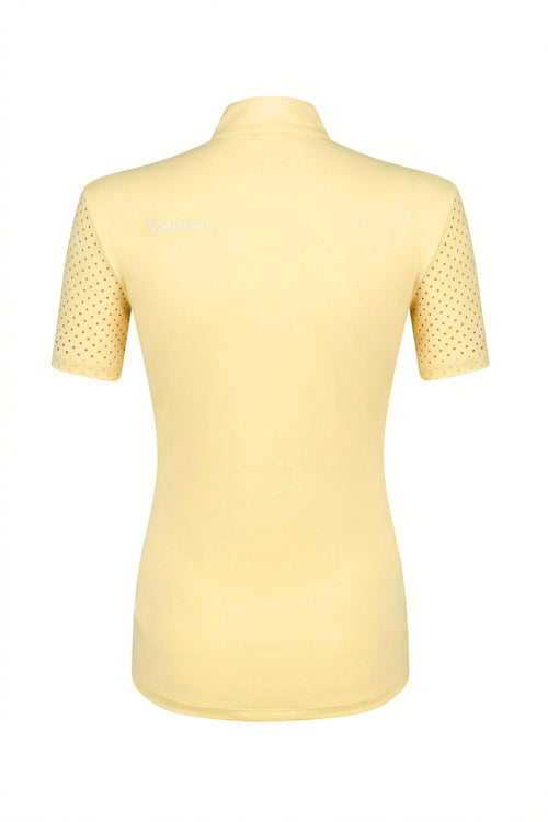 Funktionsshirt Star Gold Young Riders Kurzarm perforiert - Butter Yellow