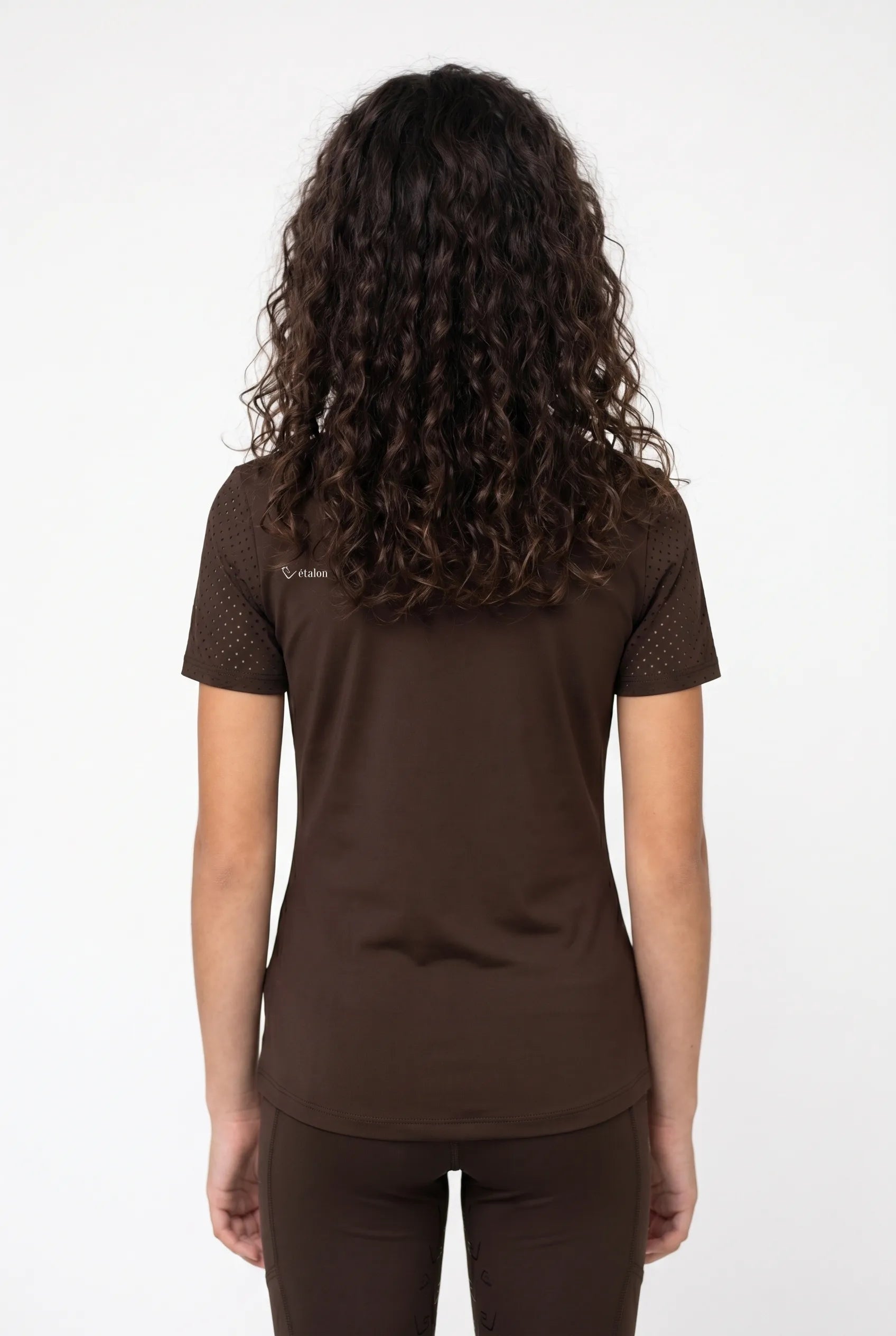 Funktionsshirt Star Gold Young Riders Kurzarm perforiert - Brown