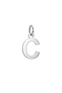Charm - Buchstaben - Silber