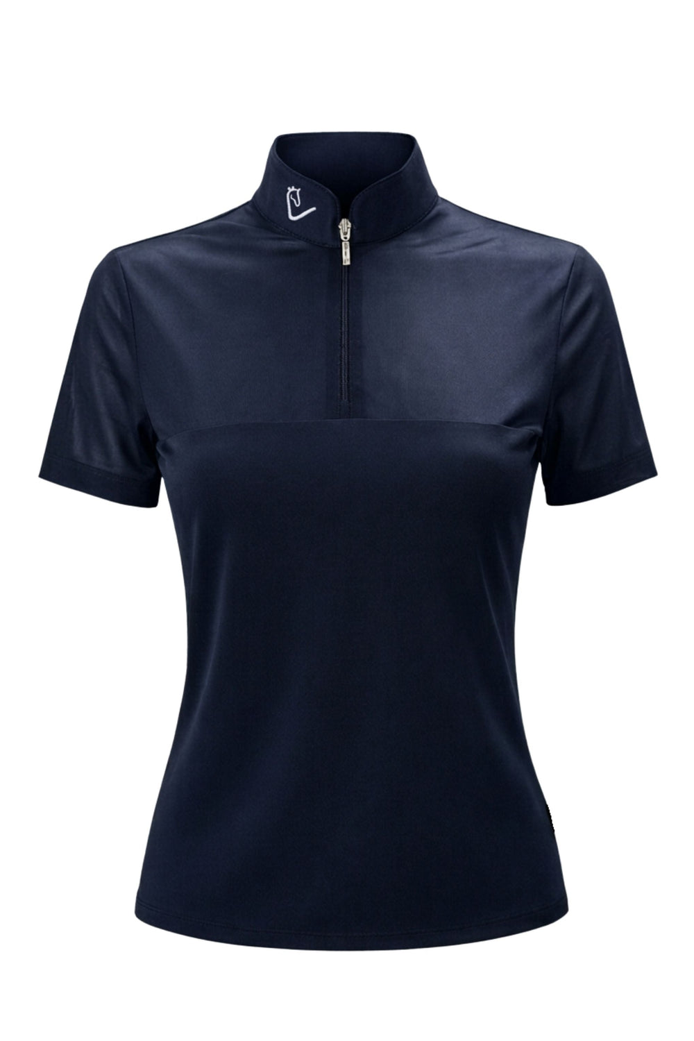 Star Gold Short Sleeve Mesh - Navy - Young Riders