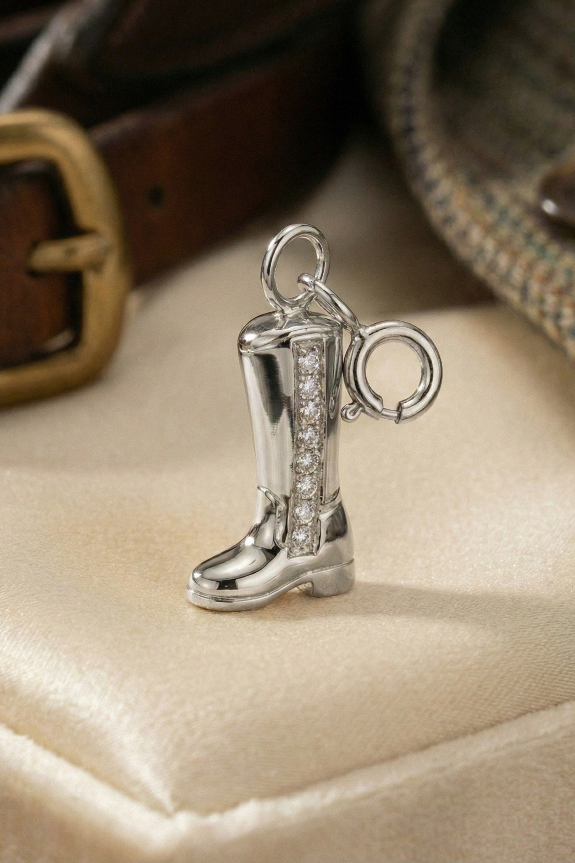 Armband - Charm - Stiefel - Silber