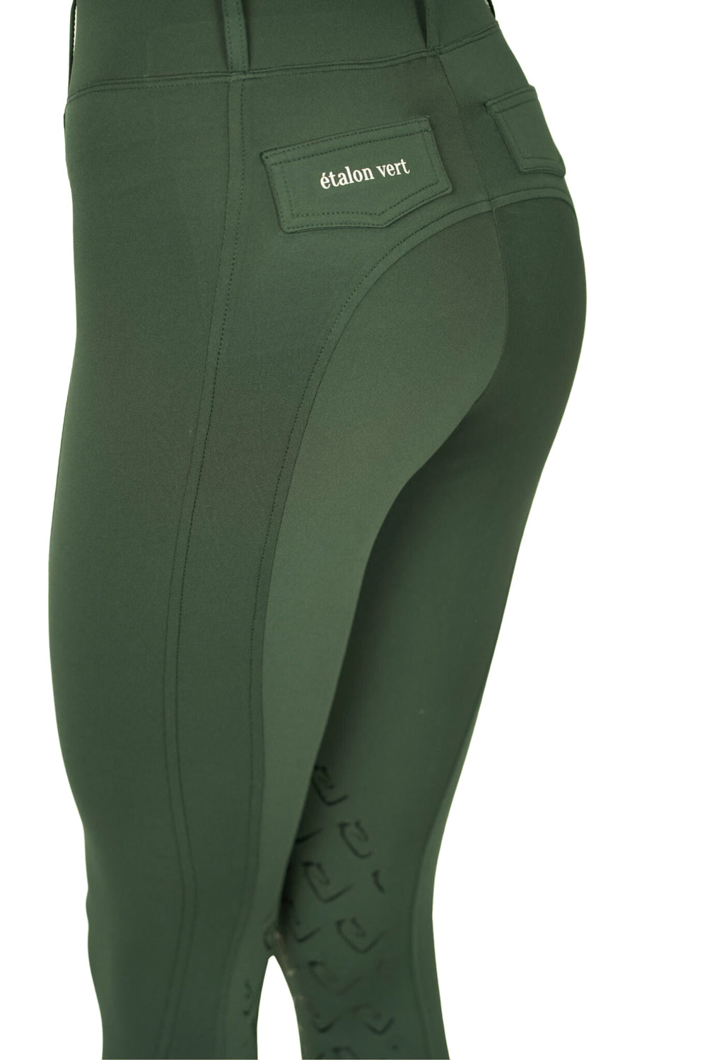 Chacco Recycelte Reitleggings Kniegrip - Forest Green