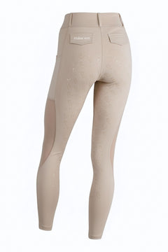 Chacco 2.0 - Leggings Fullgrip - Mesh Summer Edition - Beige - Young Riders