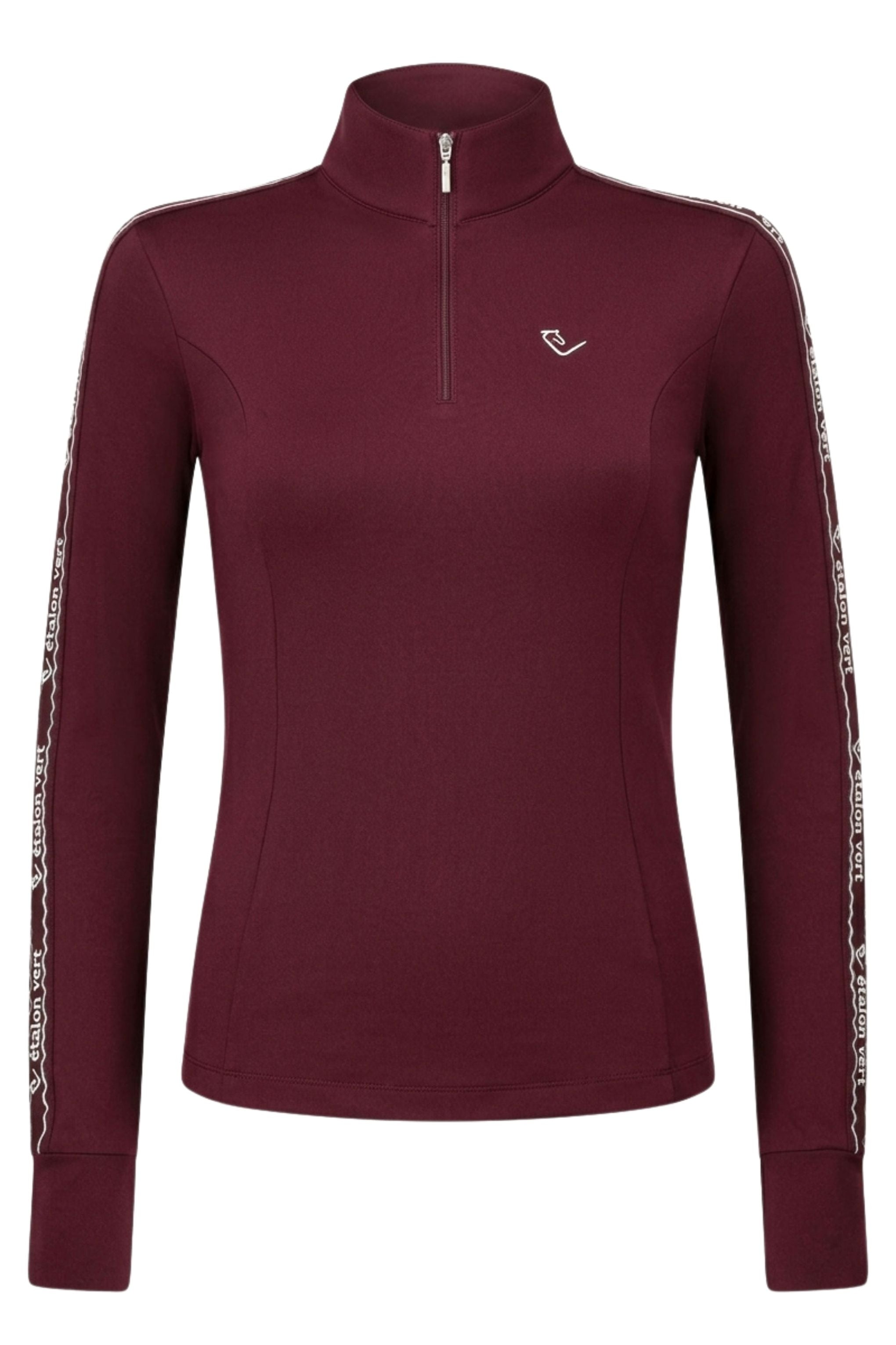 Funktionsshirt Casall Langarm - Burgundy / White - Young Riders