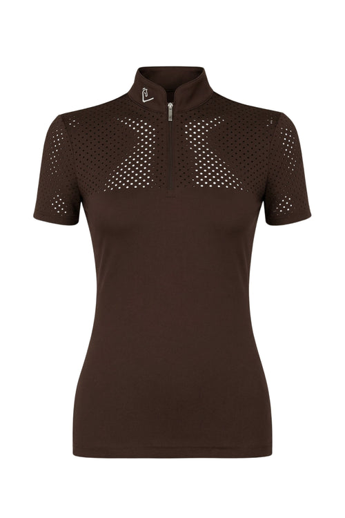 Funktionsshirt Star Gold Kurzarm perforiert - Brown