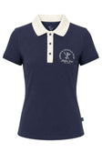 Poloshirt Horses & Cocktail Club Kurzarm - Navy
