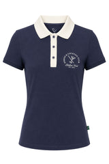 Poloshirt Horses & Cocktail Club Kurzarm - Navy