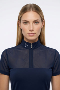 Star Gold Kurzarm Mesh - Navy