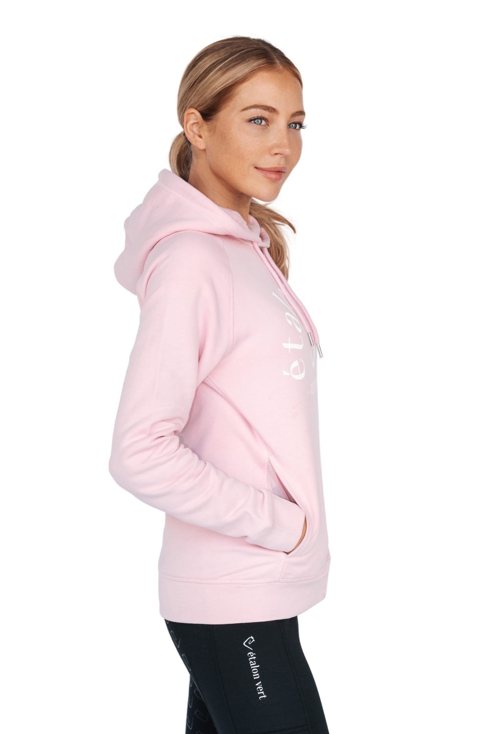 Sweat à capuche Quaterback - Rose bonbon