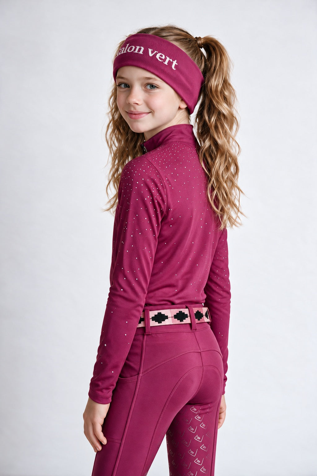 Easy Game Glitter Young Riders Very Berry – getragen von hinten