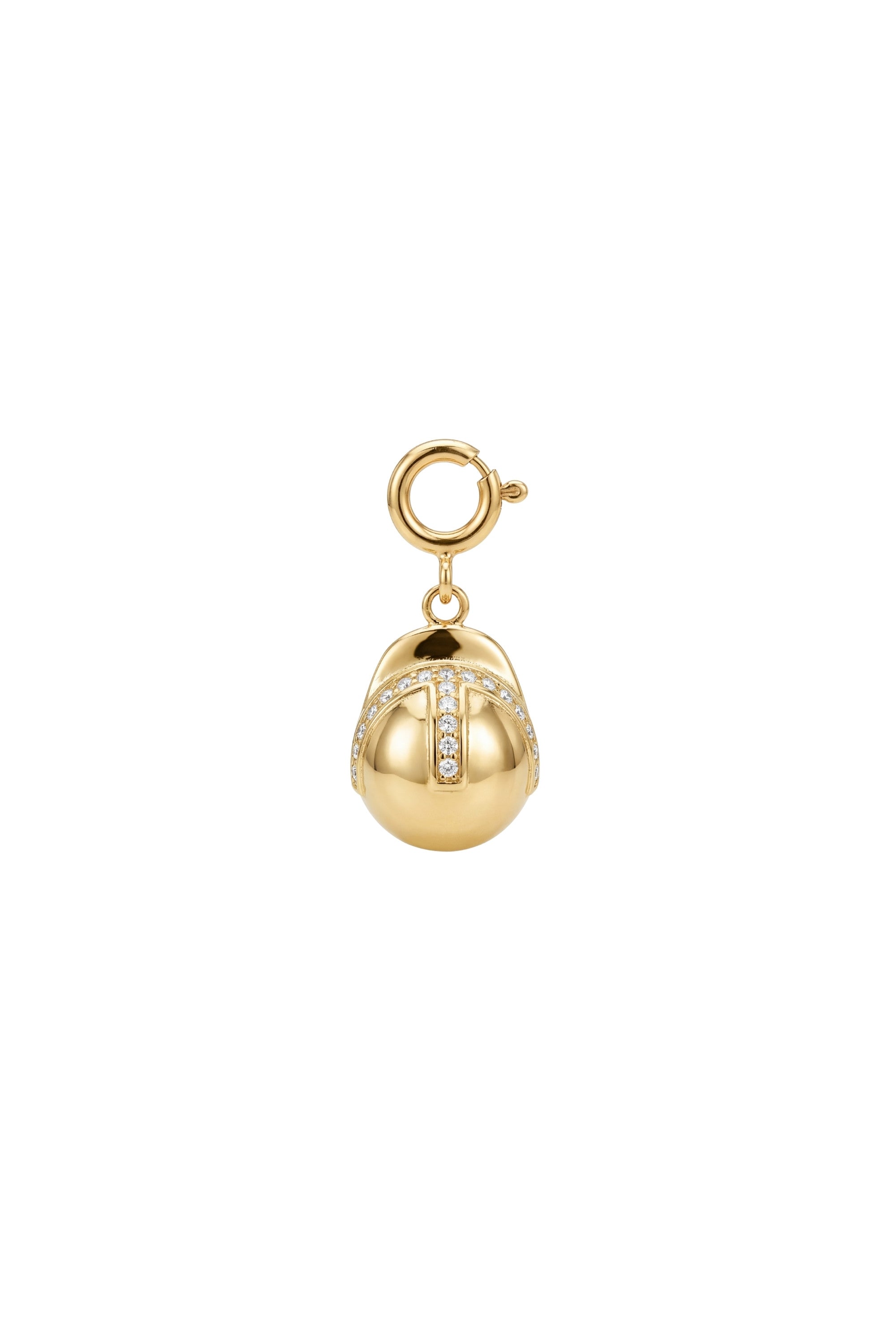Pulsera - Charm - Casco - Oro