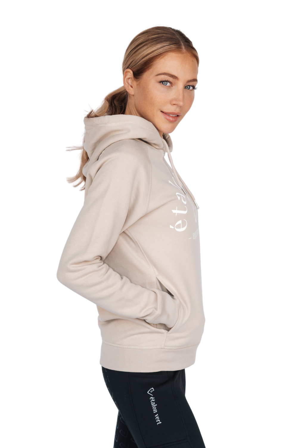 Sweat à capuche Quaterback - Beige