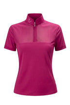 Star Gold Kurzarm Mesh - Very Berry - Young Riders