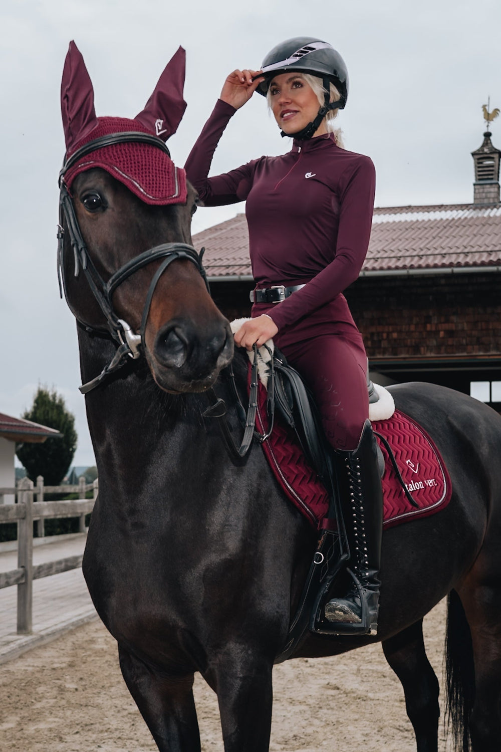 Chemise fonctionnelle Easy Game - Bordeaux