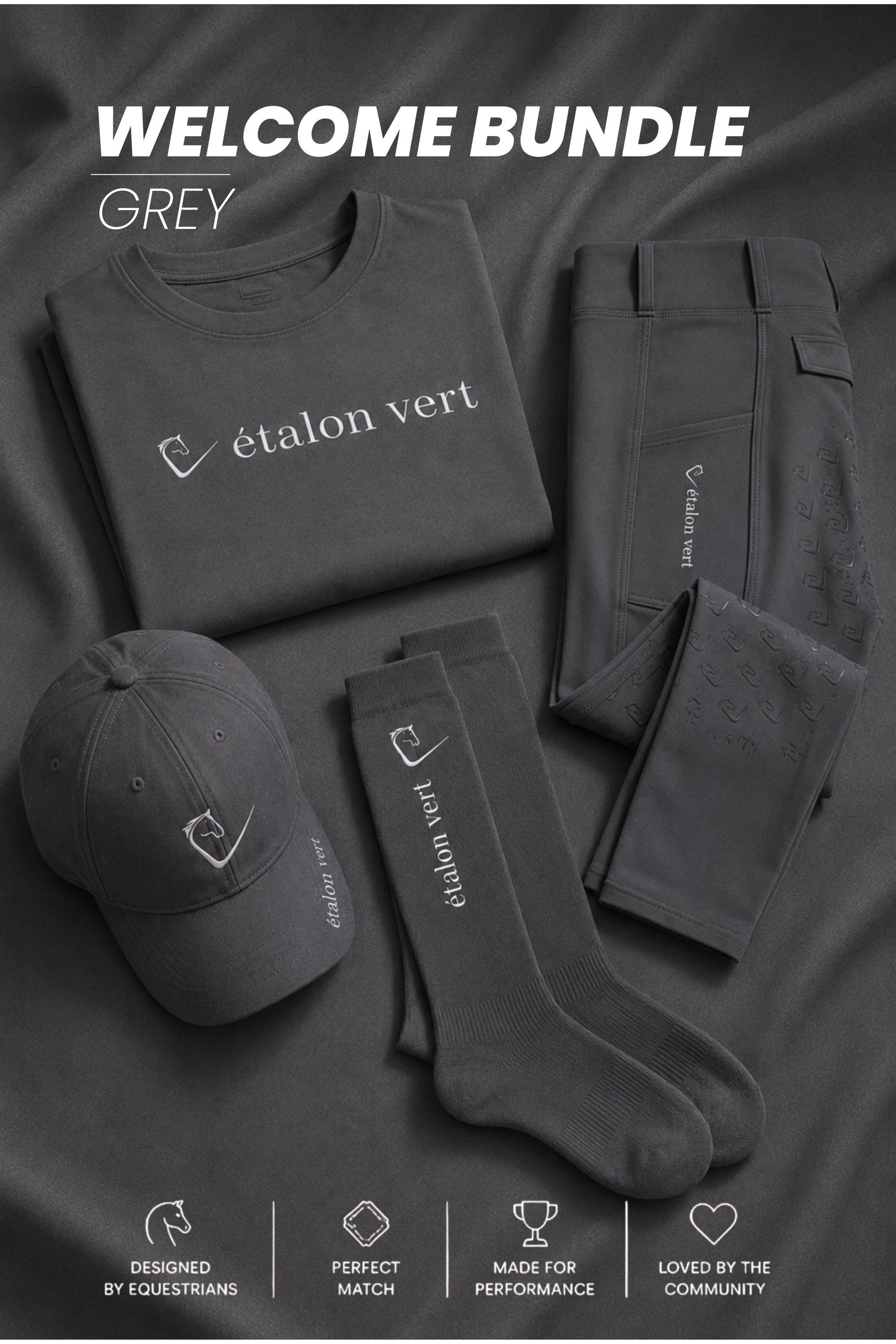 étalon vert Welcome Bundle - Stone Grey