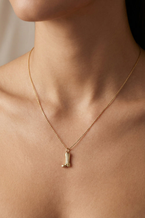 Engraving Charm - Heart - Silver - Chain