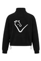 Zip Sweater - Fleece - Black