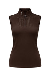 Funktionsshirt Star Gold Sleeveless perforiert - Brown