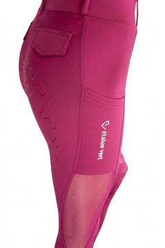 Chacco 2.0 - Leggings Fullgrip - Mesh Summer Edition - Very Berry - Young Riders