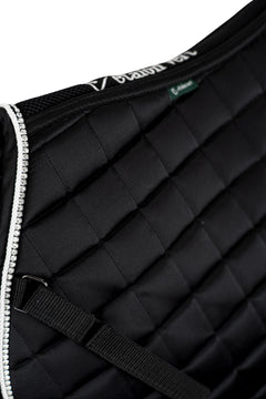 Schabracke Springen Stormbreaker - Black Glitter Stones Satin