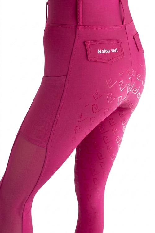 Chacco 2.0 - Leggings Fullgrip - Mesh Summer Edition - Very Berry - Young Riders