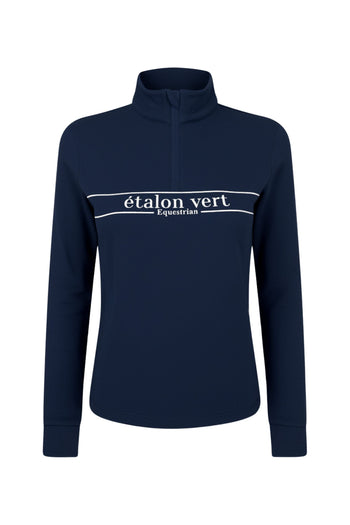 Zip Pullover - Etalon Equestrian - Navy
