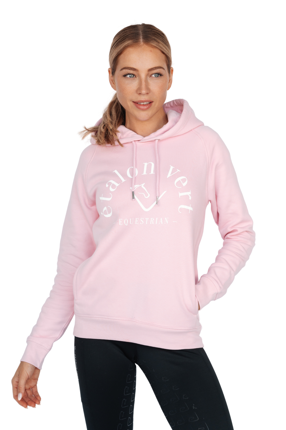 Sweat à capuche Quaterback - Rose bonbon