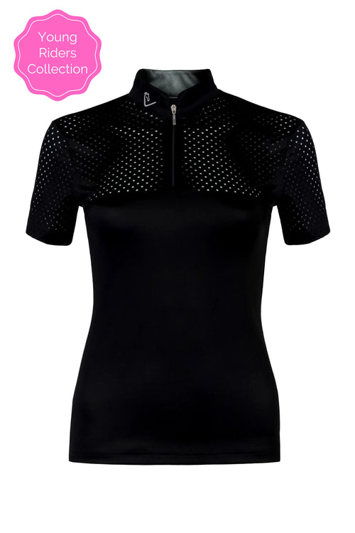 Functional shirt Star Gold short sleeve - Black
