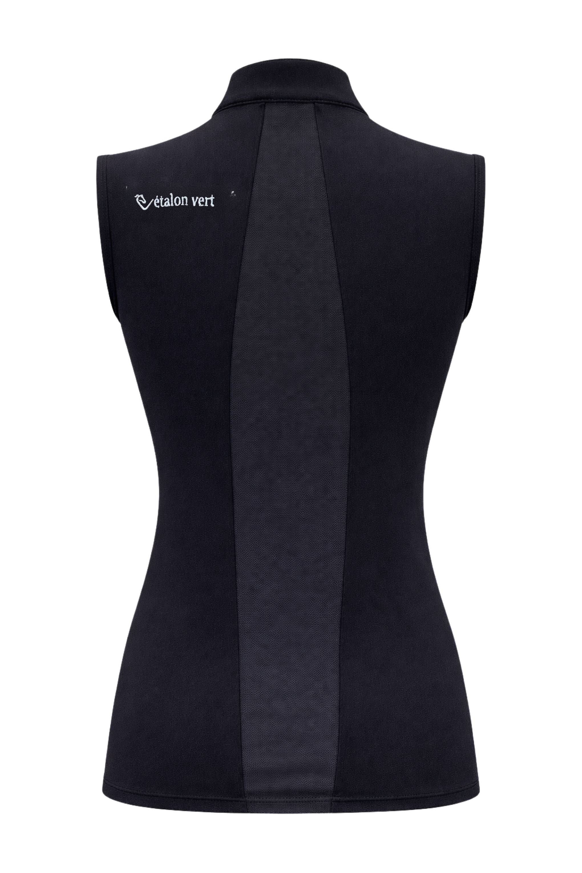 Star Gold Sleeveless Mesh - Black - Young Riders