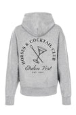 Pharos 2.0 Oversize Fit Hoodie - Horses & Cocktail - Grey Melange