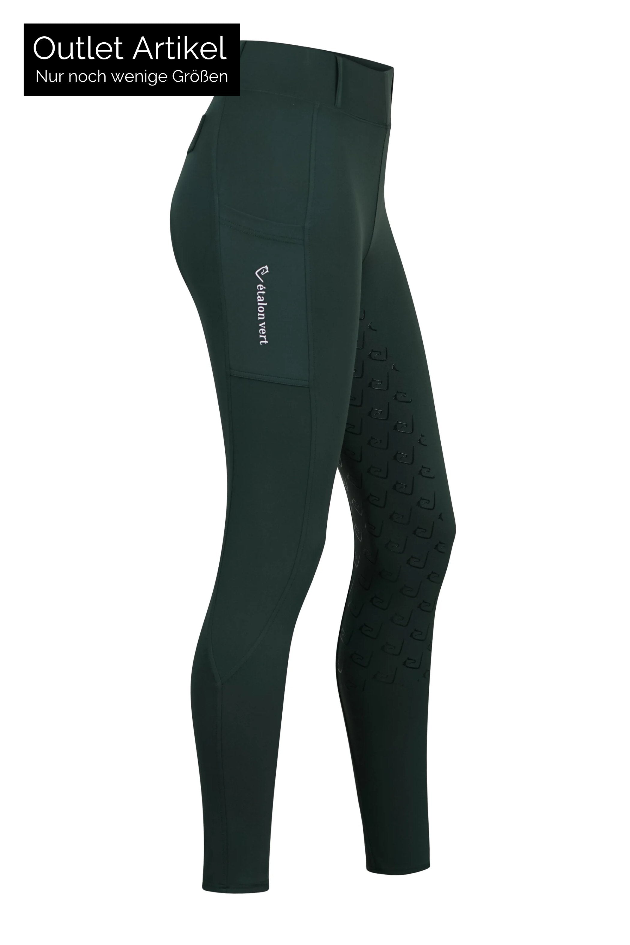 Chacco Recycelte Reitleggings Vollgrip - Dark Green