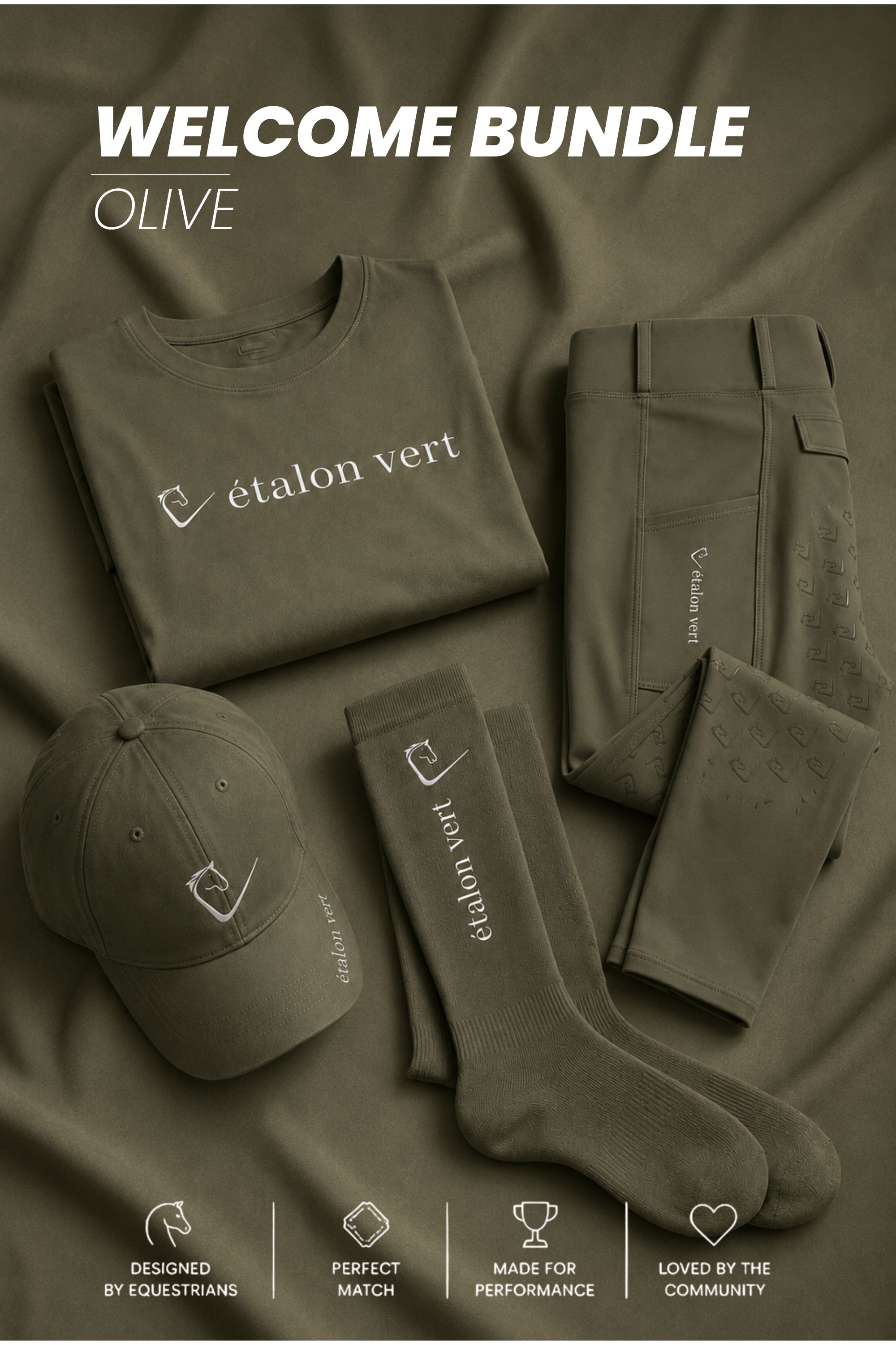 étalon vert Welcome Bundle - Olive