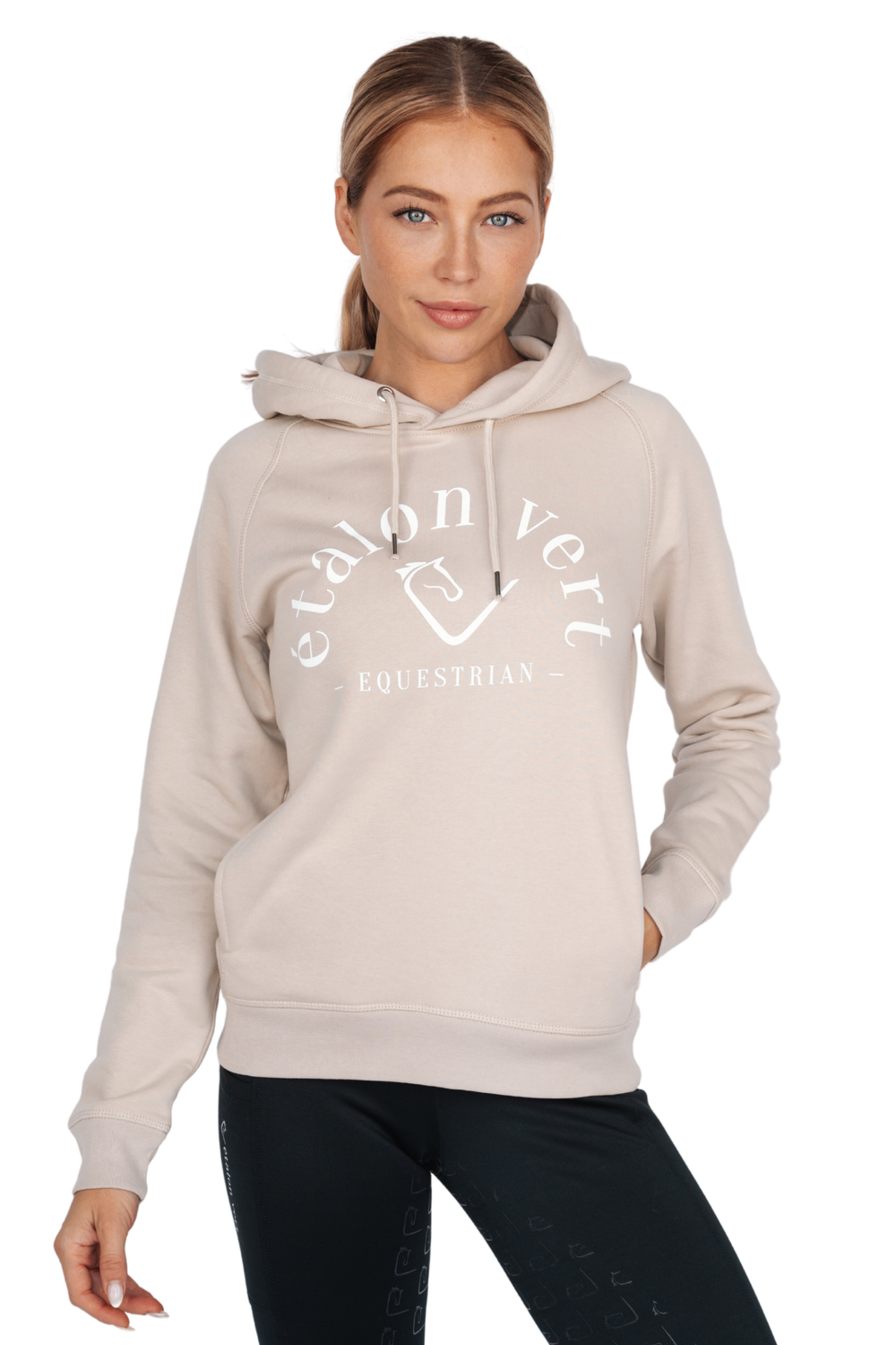 Sweat à capuche Quaterback - Beige