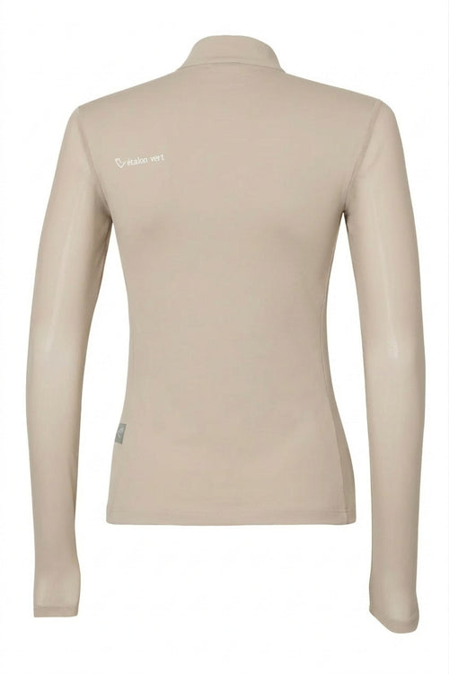 Contendro 2.0 Funktionsshirt Langarm - Mesh - Beige