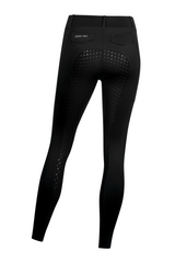 Negro thermal riding leggings full grip - navy