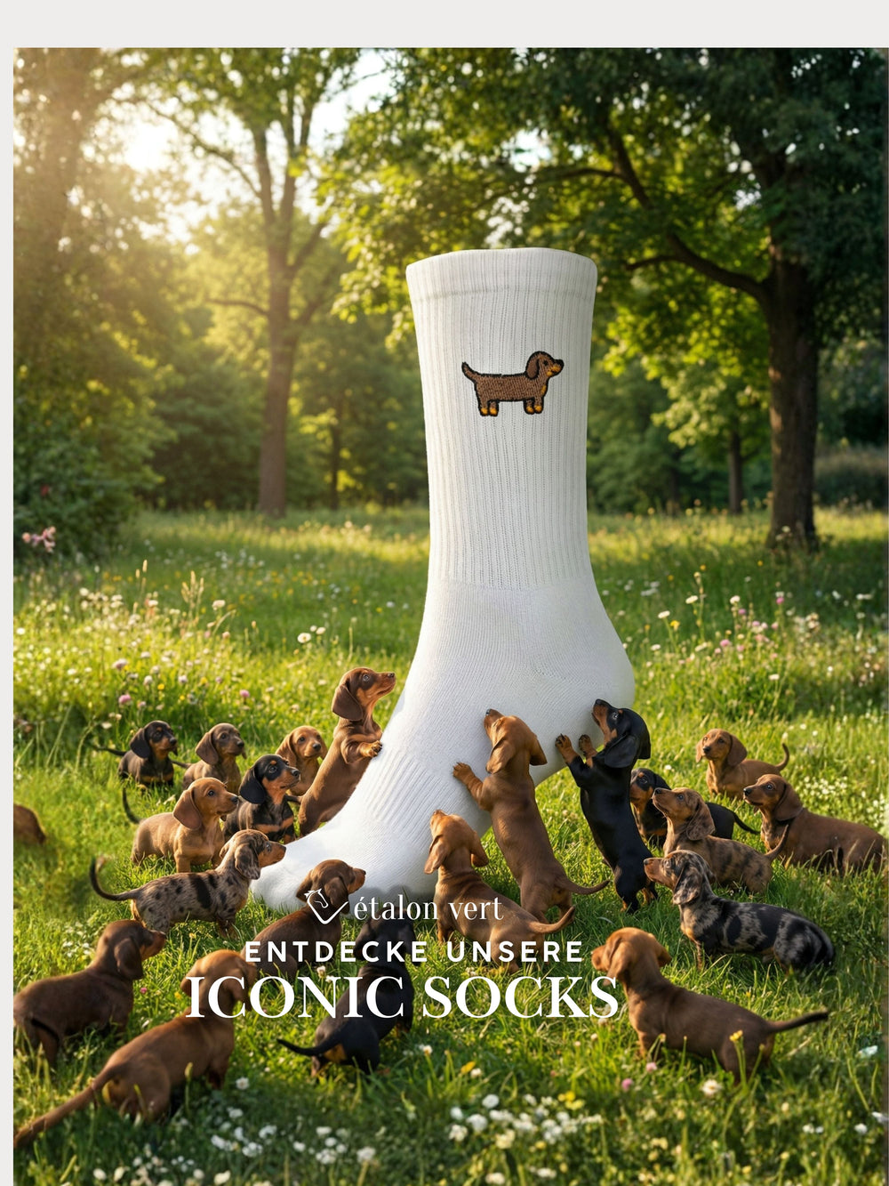Chaussettes de sport - Teckel Icon
