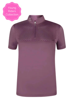 Funktionsshirt Star Gold Young Riders Kurzarm - Wild Berry