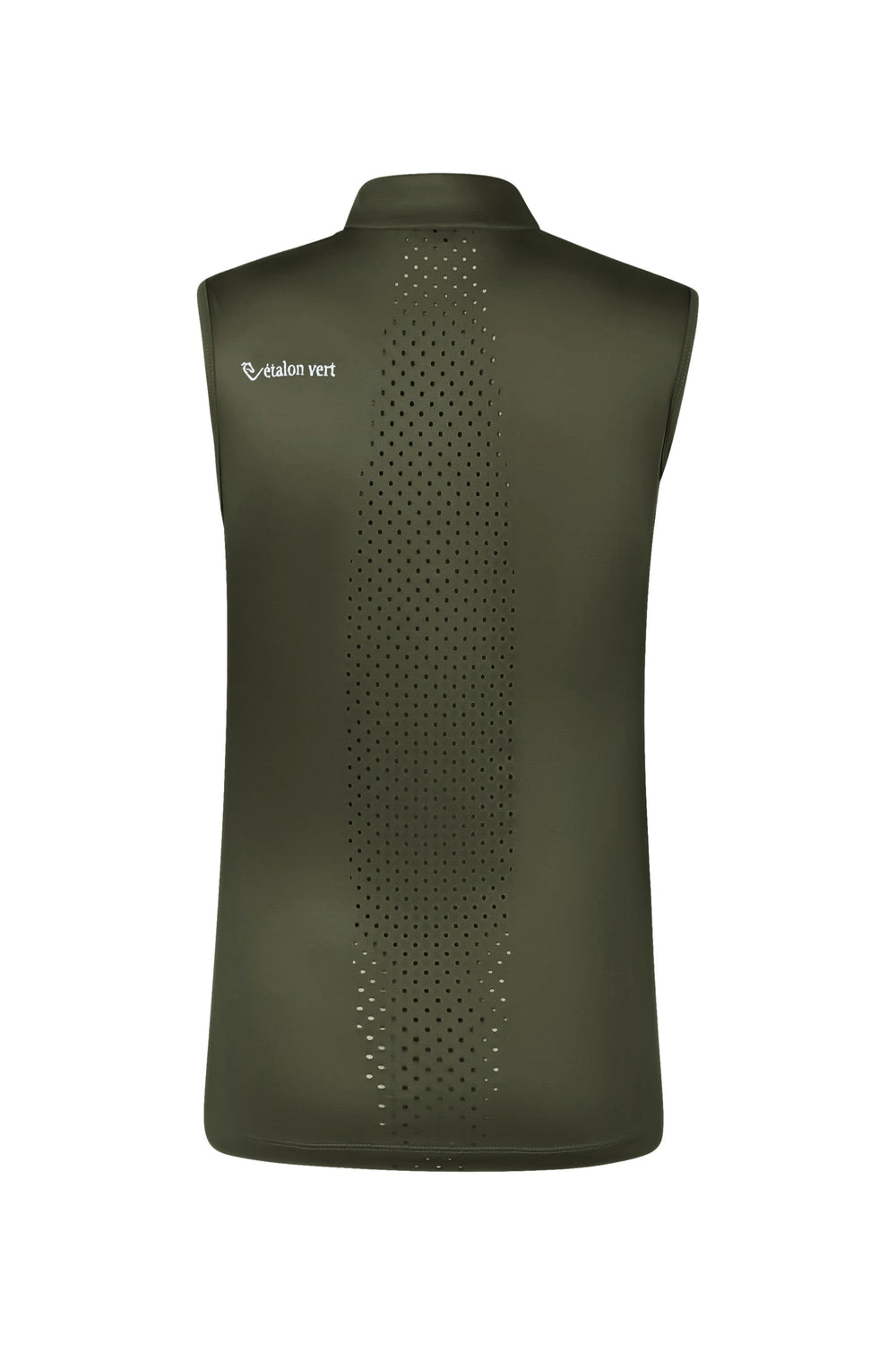 Star Gold Young Riders Sleeveless perforated functional shirt - Olive