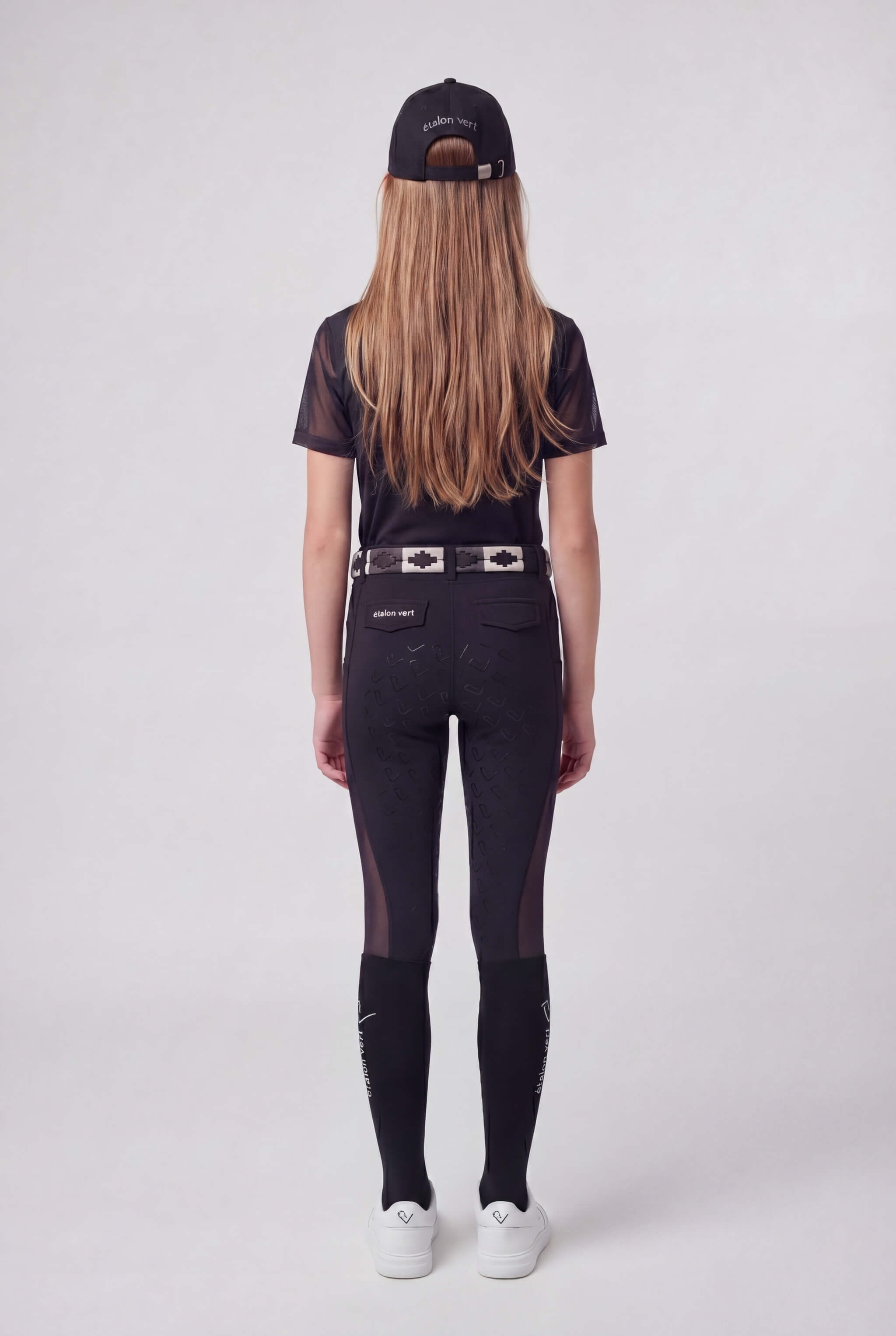 Chacco 2.0 - Leggings Fullgrip - Mesh Summer Edition - Black - Young Riders