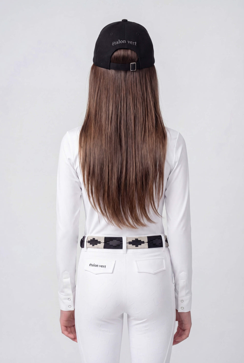 Full-Grip Competition Riding Leggings - White - Young Riders