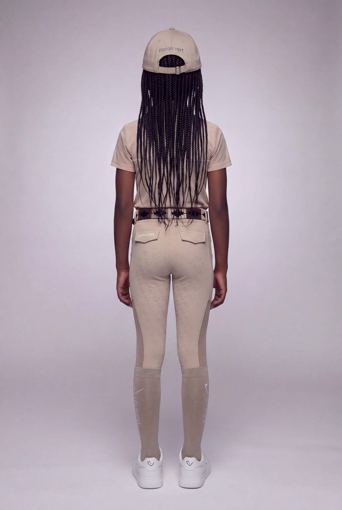 Chacco 2.0 - Leggings Fullgrip - Mesh Summer Edition - Beige - Young Riders
