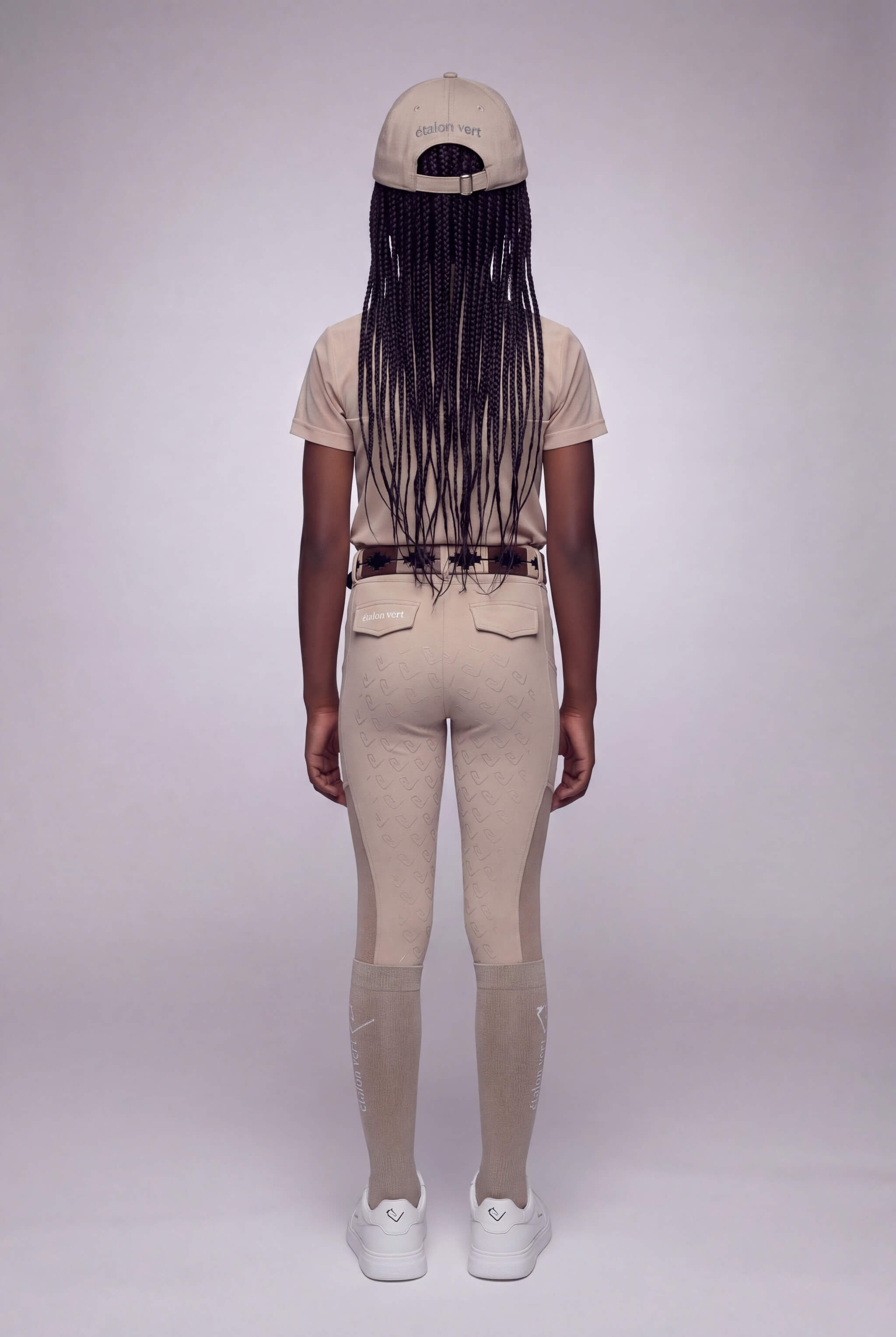 Chacco 2.0 - Leggings Fullgrip - Mesh Summer Edition - Beige - Young Riders