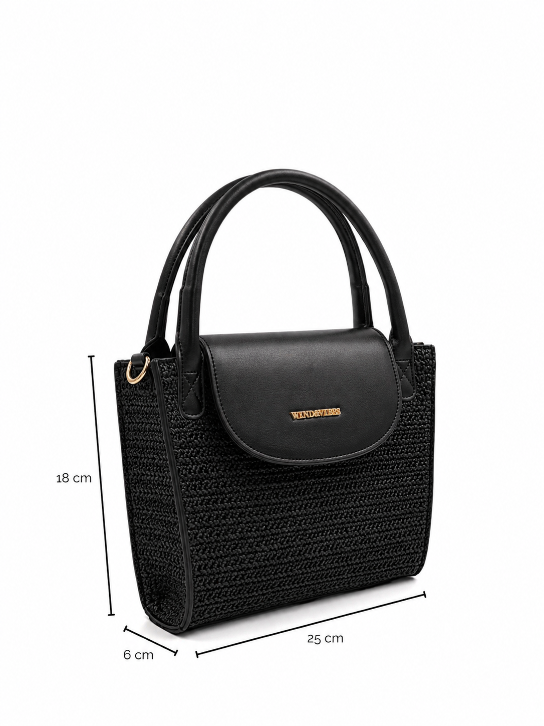 étalon vert x WIND & VIBES Mini Roma Bast Black/Gold