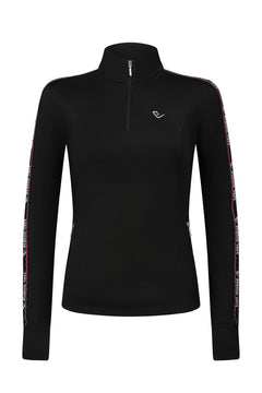 Funktionsshirt Casall Thermo Langarm - Black / Very Berry